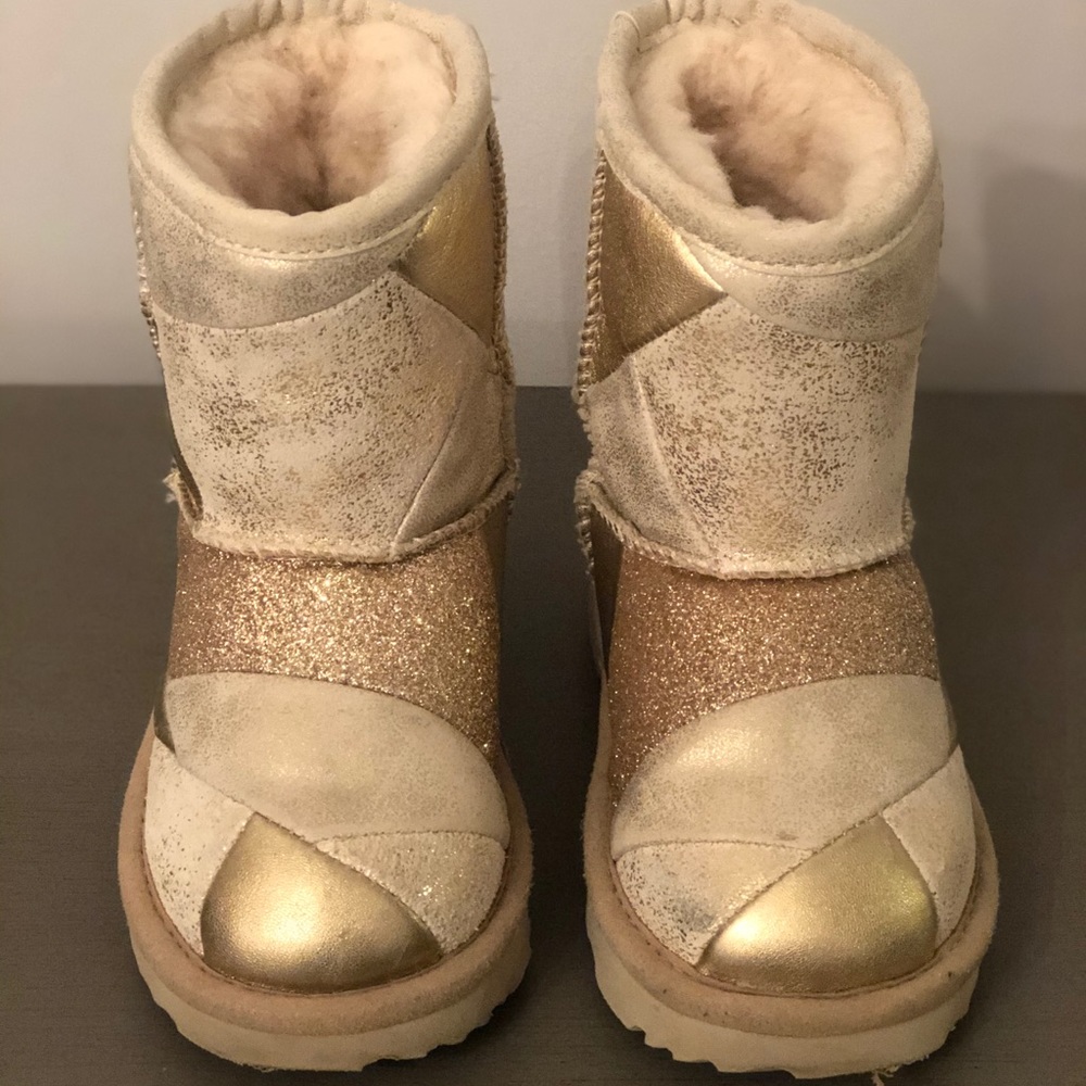UGG Classic Short II Metallic Patchwork Boot